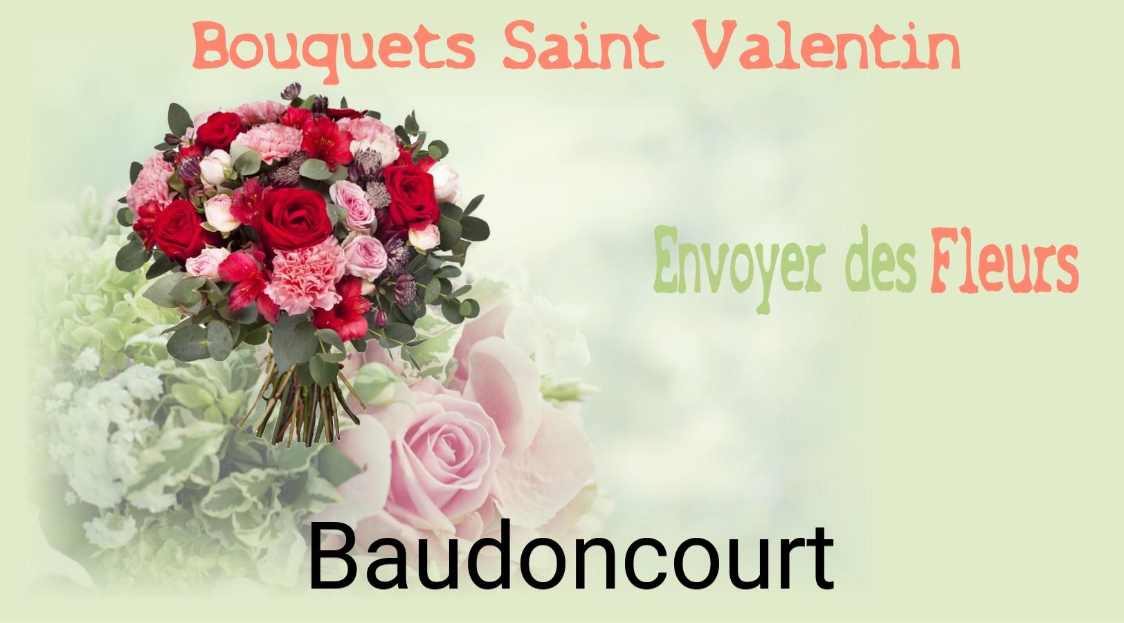 Roses de Saint-Valentin livrées à Baudoncourt